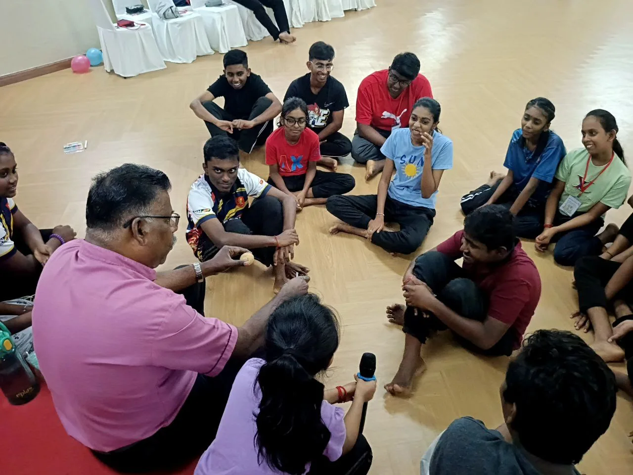 Holiday camp group activity in 2025
