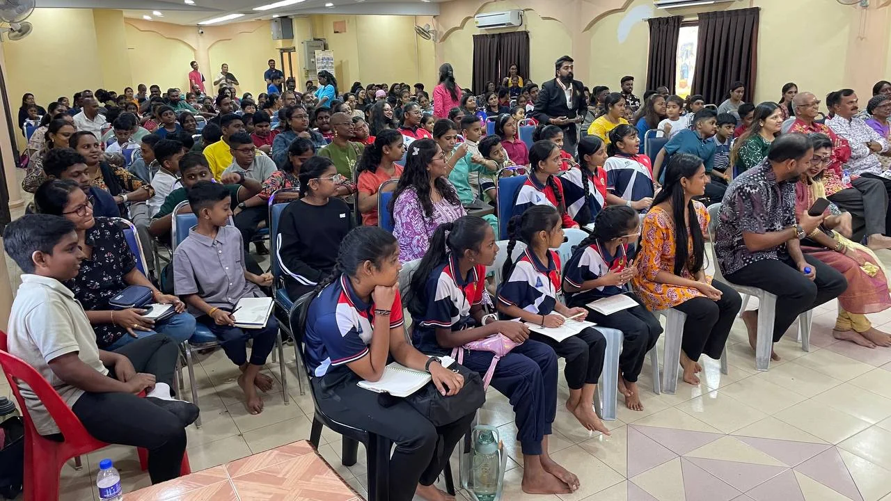 Students and parents at a 2026 Achievers Mind Academy workshop