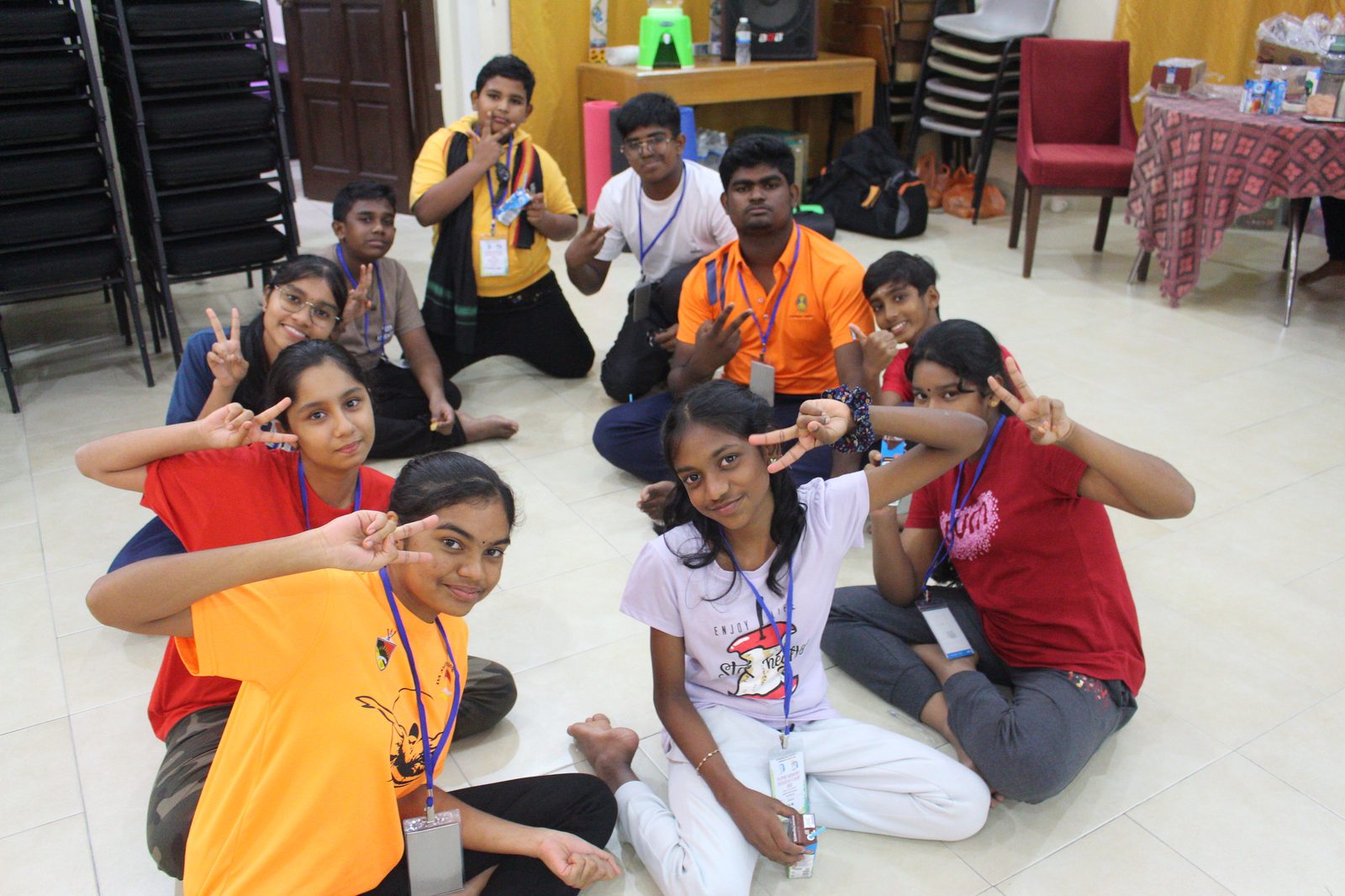 Camp group together